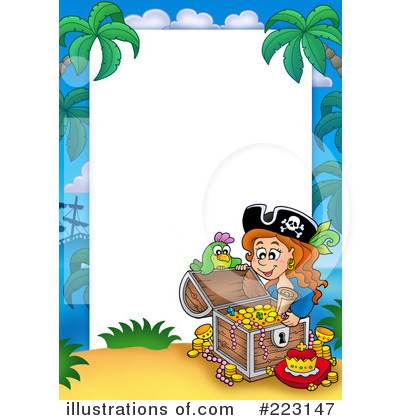 Royalty-Free (RF) Pirates Clipart Illustration by visekart - Stock Sample #223147
