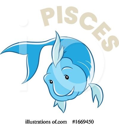 Royalty-Free (RF) Pisces Clipart Illustration by cidepix - Stock Sample #1669450