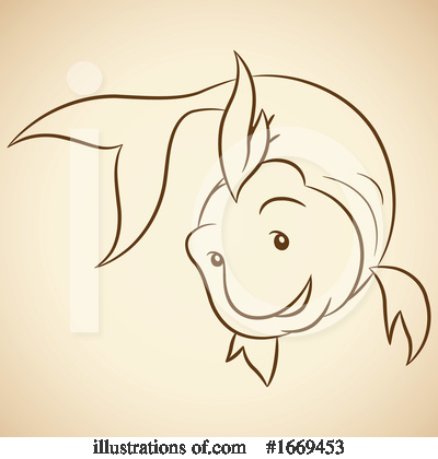Royalty-Free (RF) Pisces Clipart Illustration by cidepix - Stock Sample #1669453