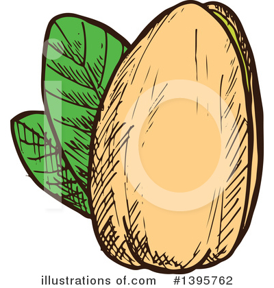 Royalty-Free (RF) Pistachio Clipart Illustration by Vector Tradition SM - Stock Sample #1395762