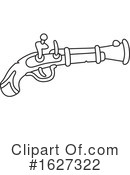 Pistol Clipart #1627322 by Alex Bannykh