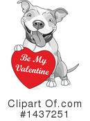 Pit Bull Clipart #1437251 by Pushkin