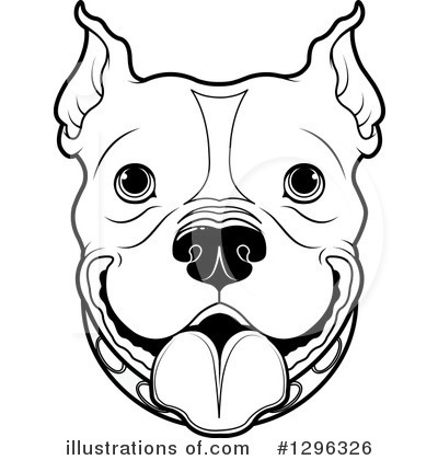 Pit Bull Clipart #1296326 by Pushkin