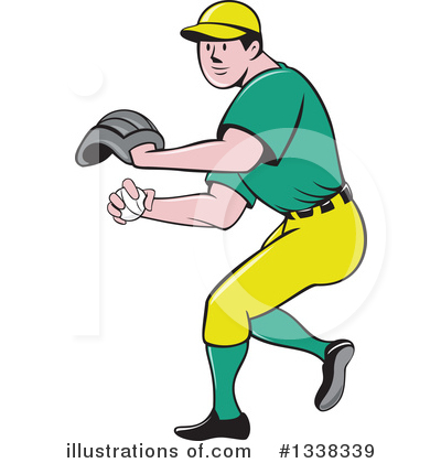 Royalty-Free (RF) Pitching Clipart Illustration by patrimonio - Stock Sample #1338339
