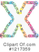 Pixelated Letter Clipart #1217359 by Andrei Marincas