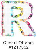 Pixelated Letter Clipart #1217362 by Andrei Marincas