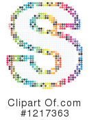 Pixelated Letter Clipart #1217363 by Andrei Marincas