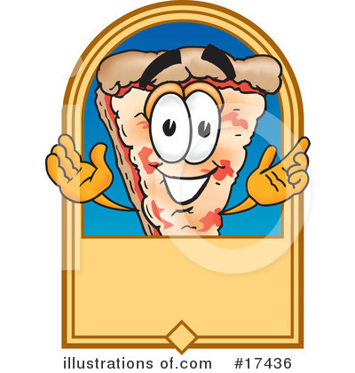 Royalty-Free (RF) Pizza Character Clipart Illustration by Mascot Junction - Stock Sample #17436