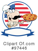 Pizza Chef Clipart #97446 by Hit Toon