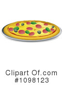 Pizza Clipart #1098123 by AtStockIllustration