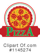 Pizza Clipart #1145274 by Vector Tradition SM