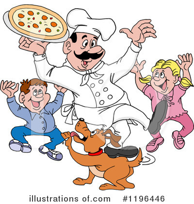 Pizzeria Clipart #1196446 by LaffToon