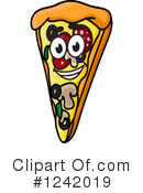 Pizza Clipart #1242019 by Vector Tradition SM