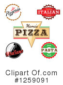 Pizza Clipart #1259091 by Arena Creative