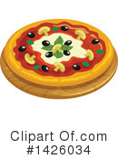 Pizza Clipart #1426034 by Vector Tradition SM