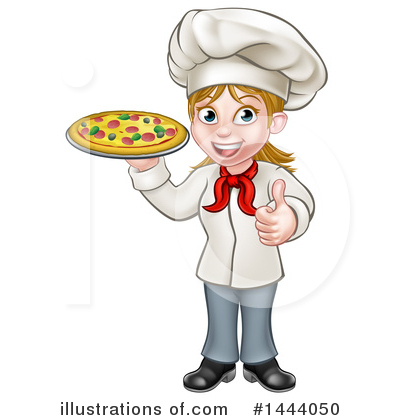 Royalty-Free (RF) Pizza Clipart Illustration by AtStockIllustration - Stock Sample #1444050