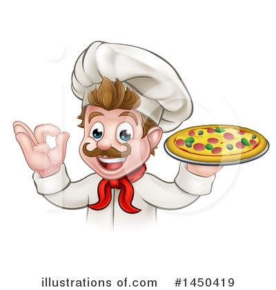 Royalty-Free (RF) Pizza Clipart Illustration by AtStockIllustration - Stock Sample #1450419