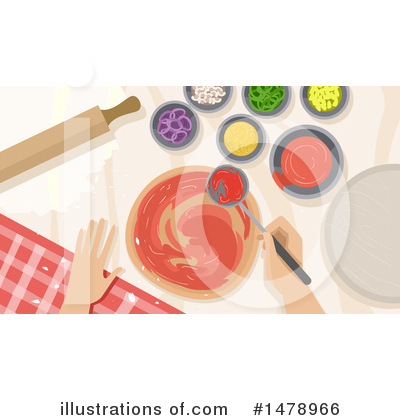 Royalty-Free (RF) Pizza Clipart Illustration by BNP Design Studio - Stock Sample #1478966