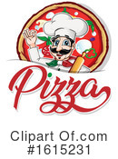 Pizza Clipart #1615231 by Domenico Condello