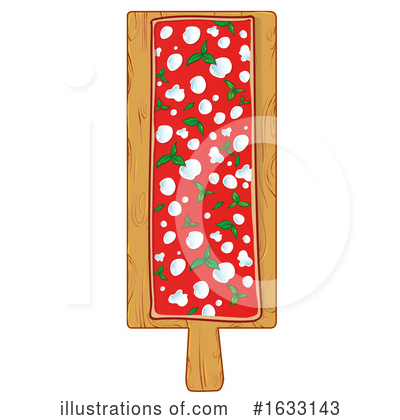 Royalty-Free (RF) Pizza Clipart Illustration by Domenico Condello - Stock Sample #1633143