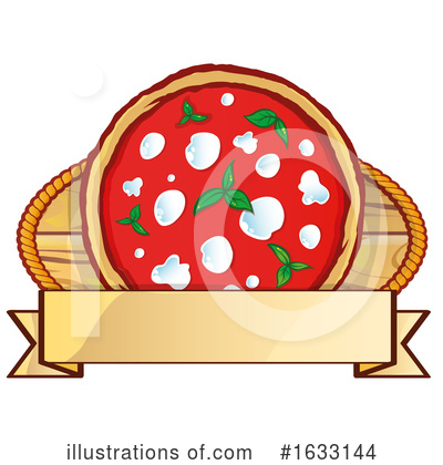 Royalty-Free (RF) Pizza Clipart Illustration by Domenico Condello - Stock Sample #1633144