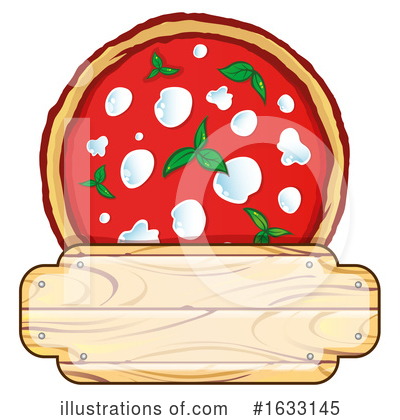 Royalty-Free (RF) Pizza Clipart Illustration by Domenico Condello - Stock Sample #1633145