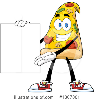 Royalty-Free (RF) Pizza Clipart Illustration by Hit Toon - Stock Sample #1807001