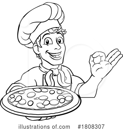Pizza Clipart #1808307 by AtStockIllustration