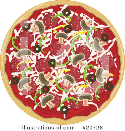 Pizza Clipart #20728 by Maria Bell