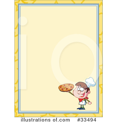 Pizza Chef Clipart #33494 by Hit Toon