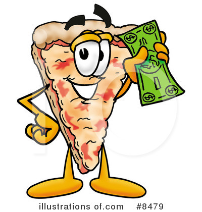Royalty-Free (RF) Pizza Clipart Illustration by Mascot Junction - Stock Sample #8479