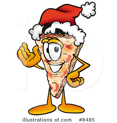 Royalty-Free (RF) Pizza Clipart Illustration by Mascot Junction - Stock Sample #8485