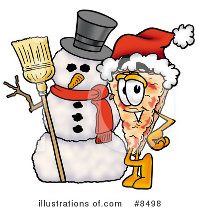 Royalty-Free (RF) Pizza Clipart Illustration by Mascot Junction - Stock Sample #8498