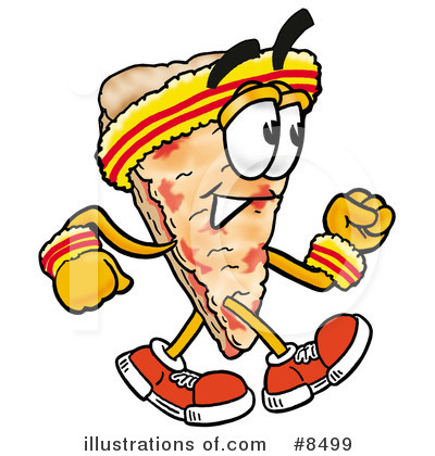 Royalty-Free (RF) Pizza Clipart Illustration by Mascot Junction - Stock Sample #8499