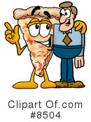 Pizza Clipart #8504 by Mascot Junction