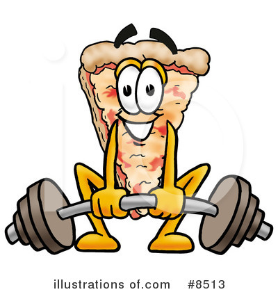 Royalty-Free (RF) Pizza Clipart Illustration by Mascot Junction - Stock Sample #8513