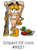 Pizza Clipart #8521 by Mascot Junction