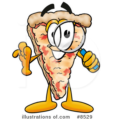 Royalty-Free (RF) Pizza Clipart Illustration by Mascot Junction - Stock Sample #8529