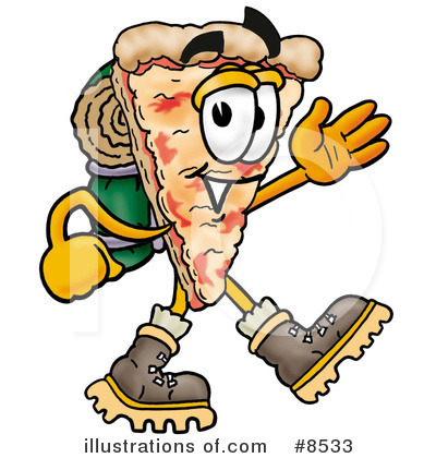 Pizza Character Clipart #8533 by Mascot Junction