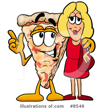 Pizza Character Clipart #8546 by Mascot Junction