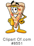 Pizza Clipart #8551 by Mascot Junction
