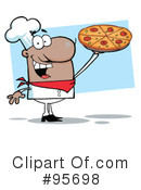Pizza Clipart #95698 by Hit Toon