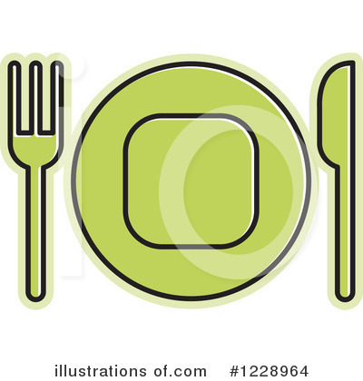 Plate Clipart #1228964 by Lal Perera