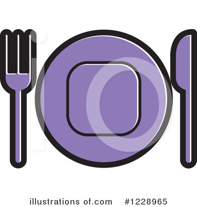 Plate Clipart #1228965 by Lal Perera