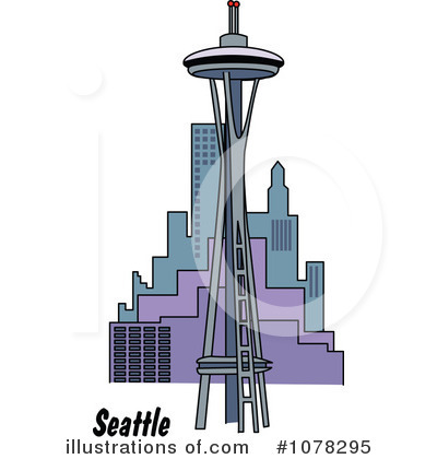Seattle Clipart #1078295 by Andy Nortnik