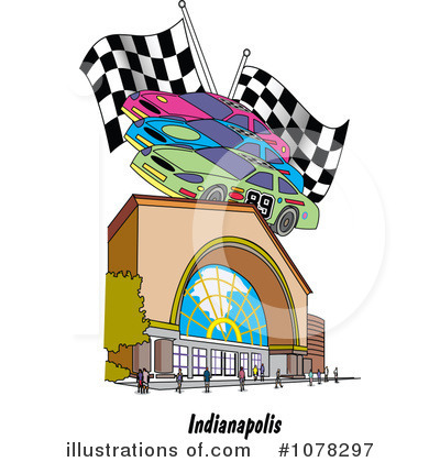 Race Car Clipart #1078297 by Andy Nortnik