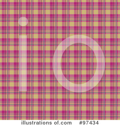 Royalty-Free (RF) Plaid Clipart Illustration by KJ Pargeter - Stock Sample #97434