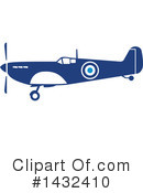 Plane Clipart #1432410 by patrimonio