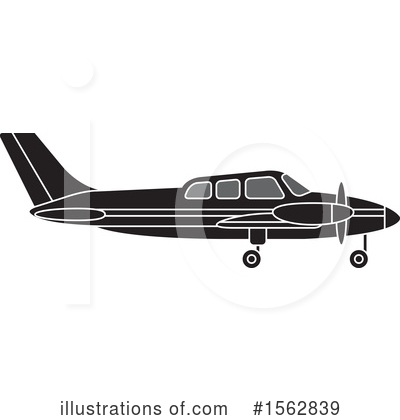 Royalty-Free (RF) Plane Clipart Illustration by Lal Perera - Stock Sample #1562839