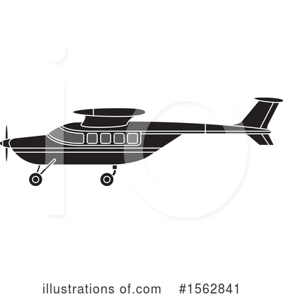 Royalty-Free (RF) Plane Clipart Illustration by Lal Perera - Stock Sample #1562841